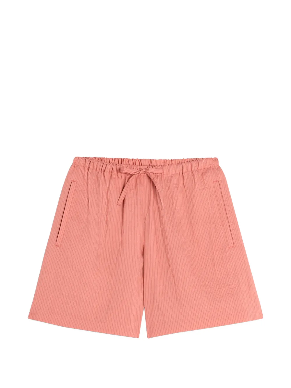 Maison Kitsuné logo-embroidered drawstring shorts - Rosa