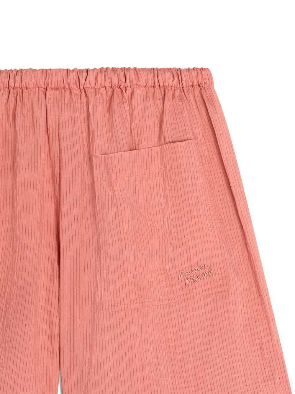Maison Kitsuné Shorts met trekkoord Roze