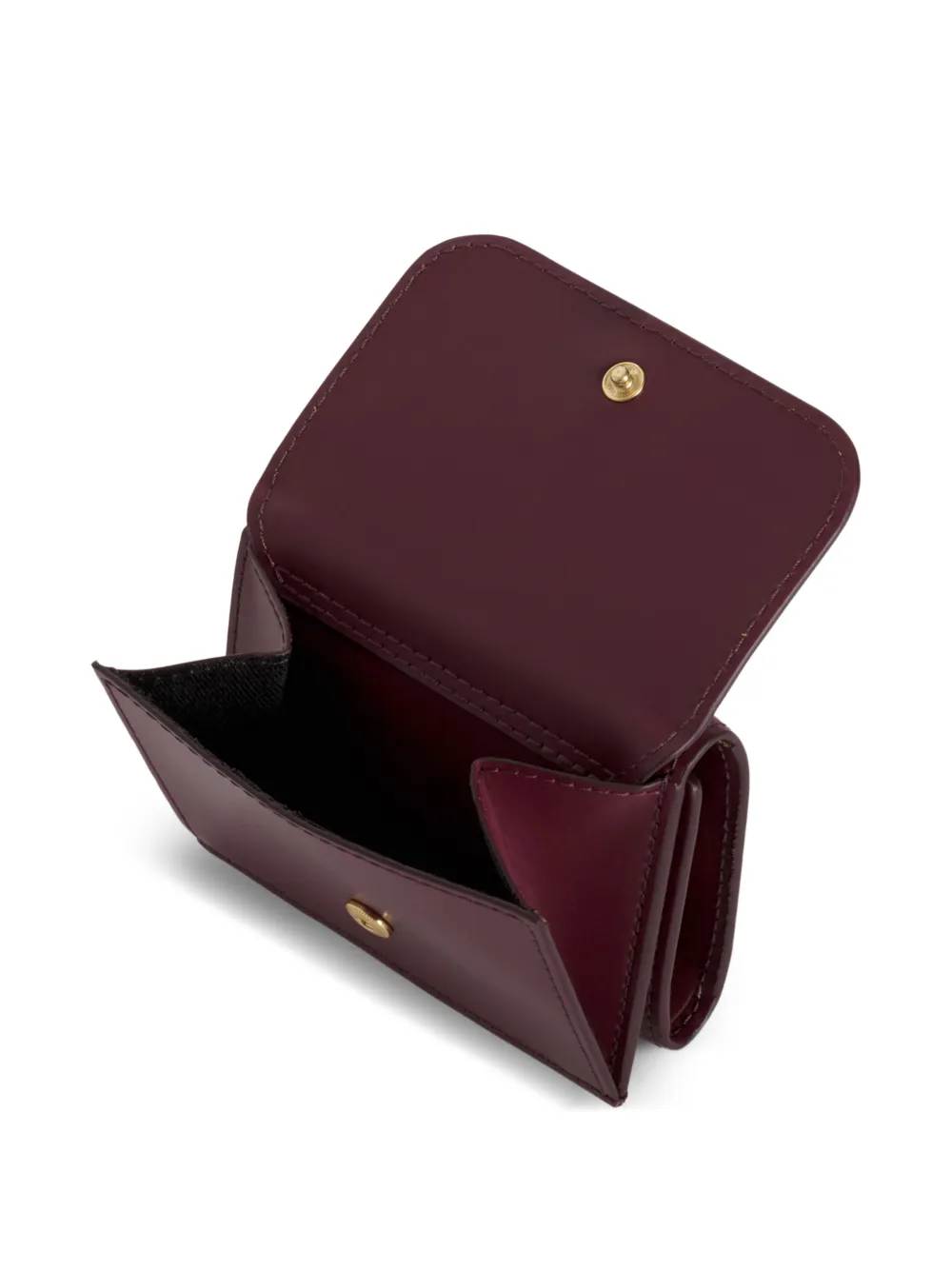 Maison Kitsuné Eddie portemonnee Rood