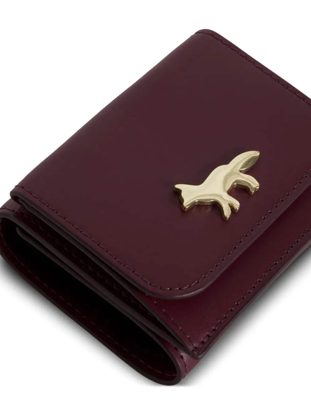 Maison Kitsuné Eddie portemonnee Rood