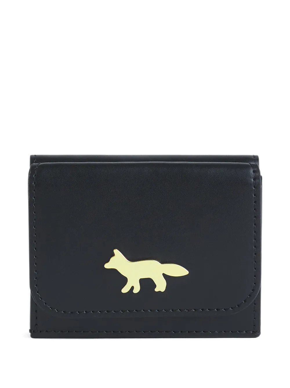 Maison Kitsuné Eddie trifold wallet - Nero