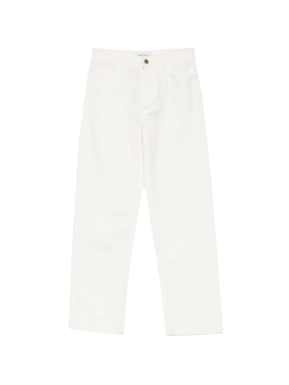 Maison Kitsuné straight-leg jeans - Weiß