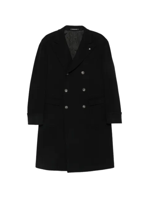 Tagliatore double-breasted peak-lapels coat