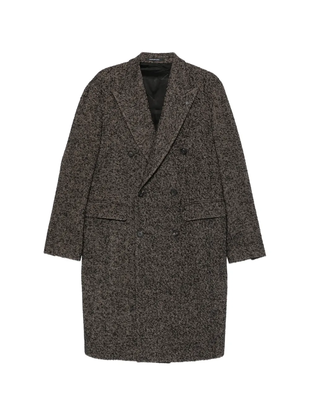 Tagliatore double-breasted coat - Brown