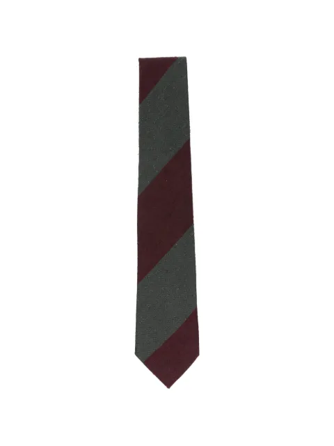 Tagliatore diagonal-stripe silk tie