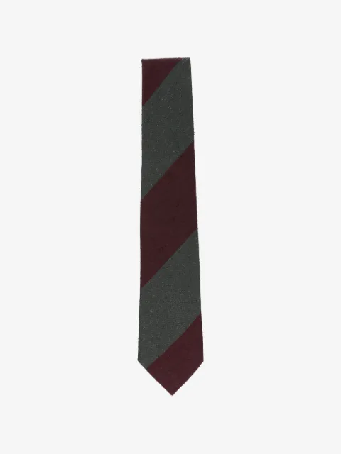 Tagliatore diagonal-stripe silk tie