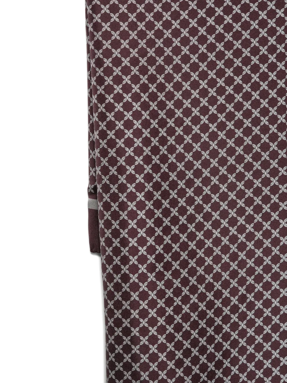 Tagliatore Sjaal met geometrische print Paars
