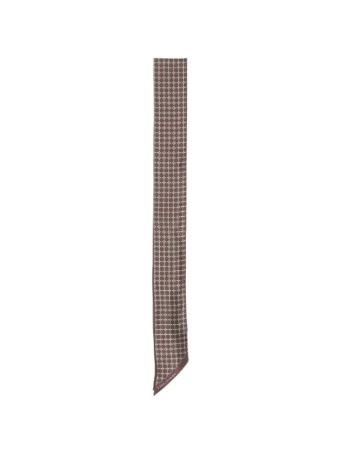 Tagliatore geometric-print scarf