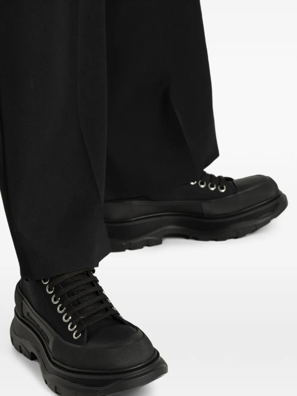Alexander McQueen Tread Slick sneakers Zwart