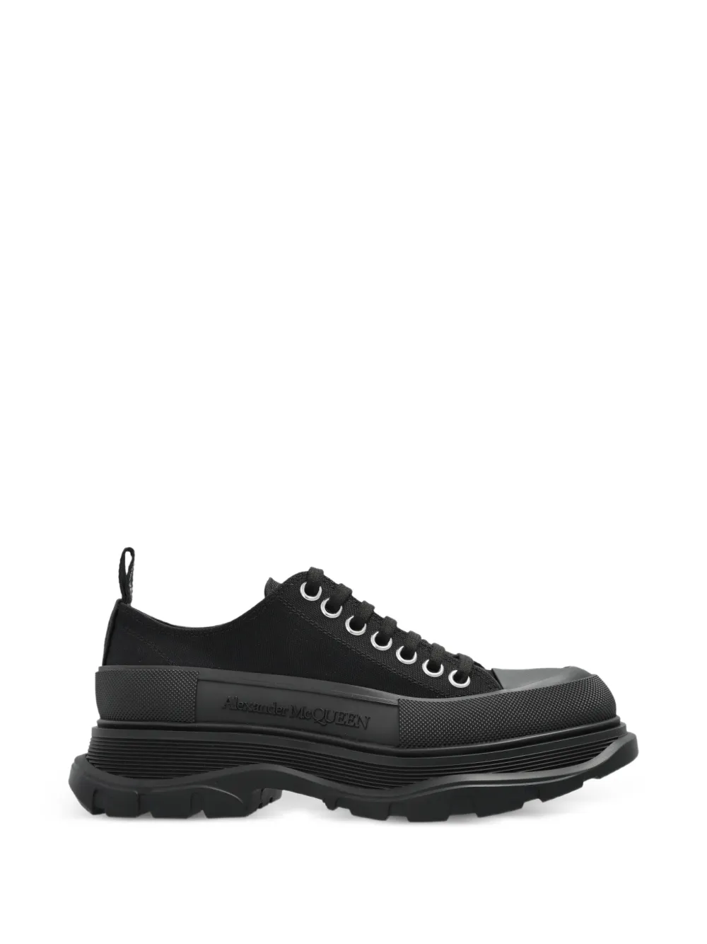 Alexander McQueen Tread Slick lace-up sneakers - Black