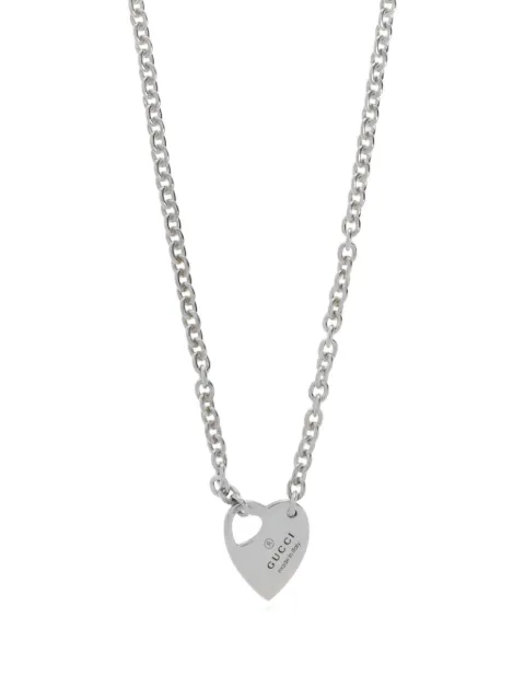 Gucci heart-shaped pendant necklace