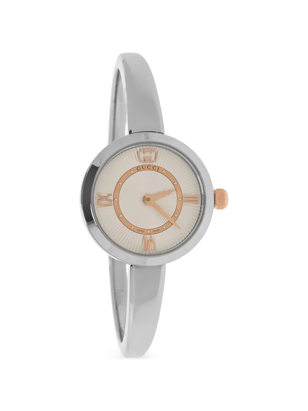 Gucci Model 2000 bangle 24mm watch - Silber