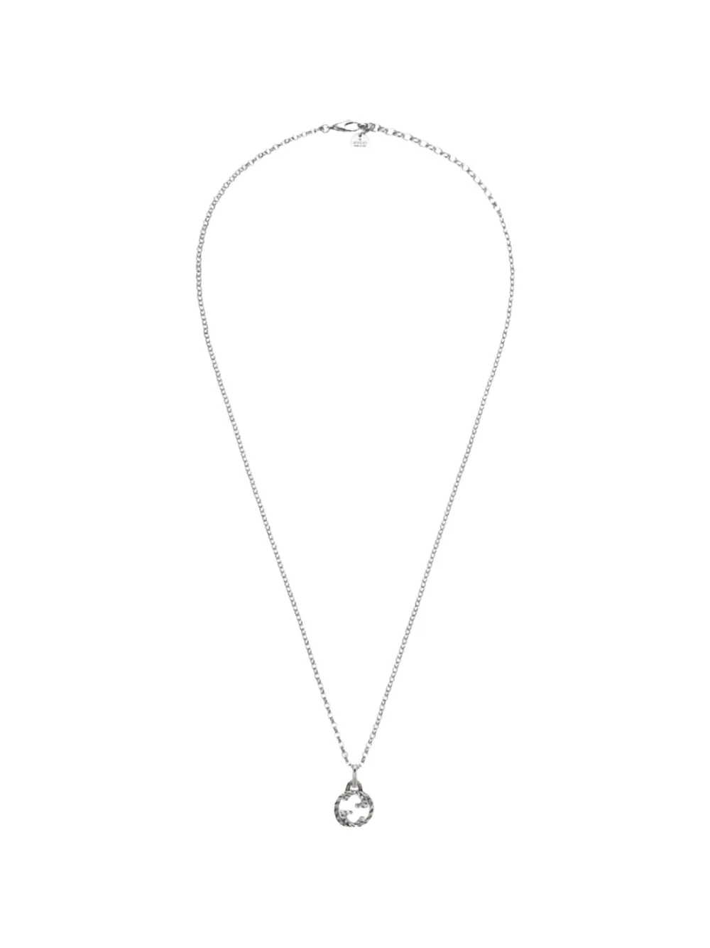 Gucci Interlocking G pendant necklace - Silber