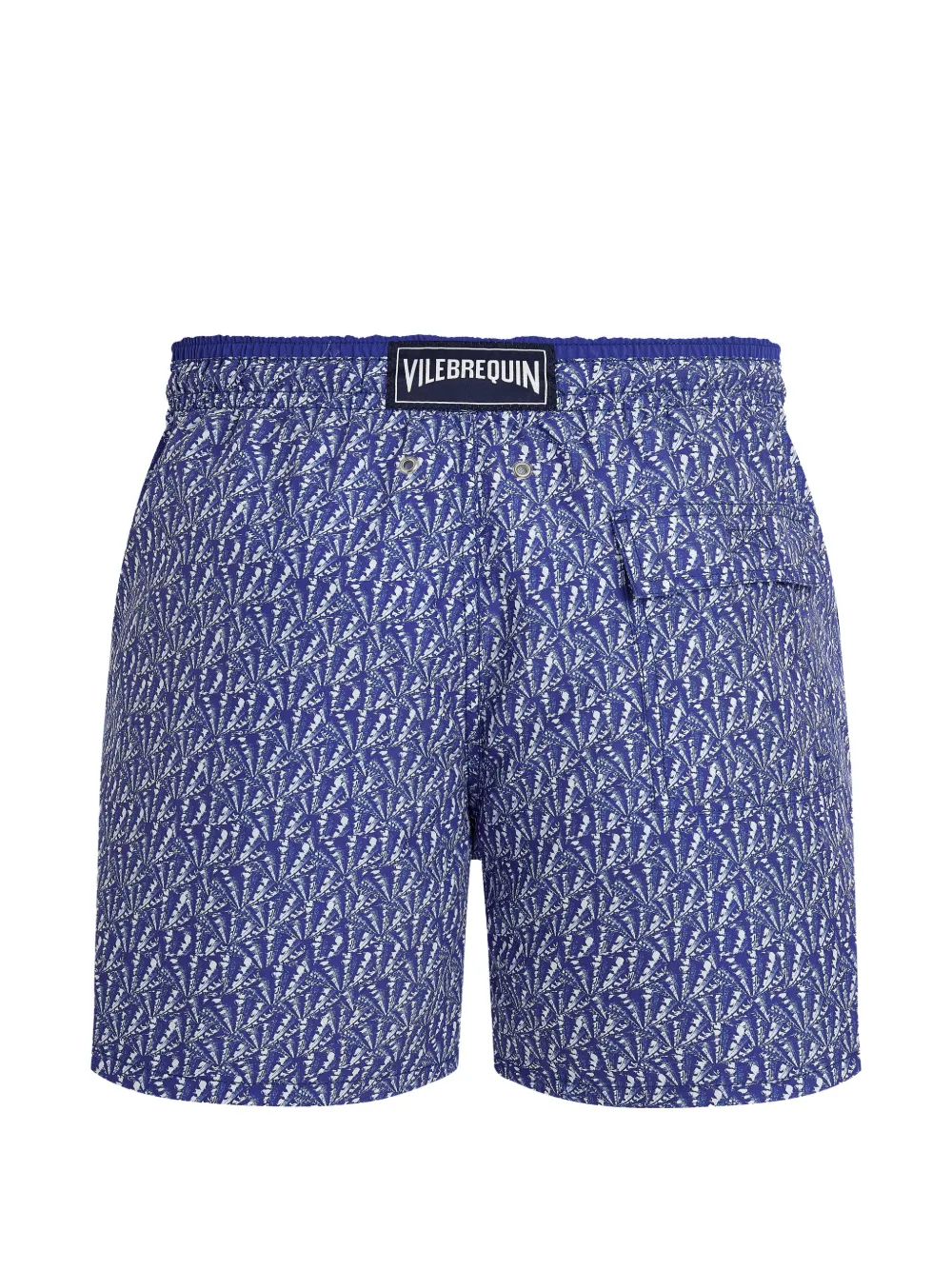 Vilebrequin Zwembroek met grafische schelpen-print Blauw