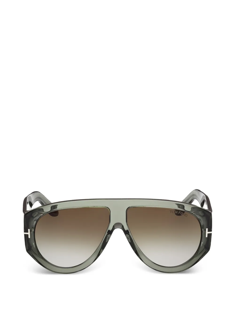 TOM FORD Eyewear Bronson pilot-frame sunglasses - Grigio