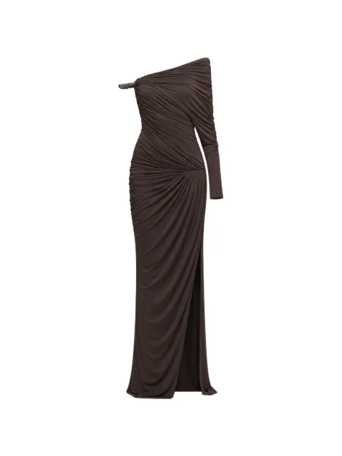 CHATS BY C.DAM CDAM33 asymmetrical ruched maxi dress