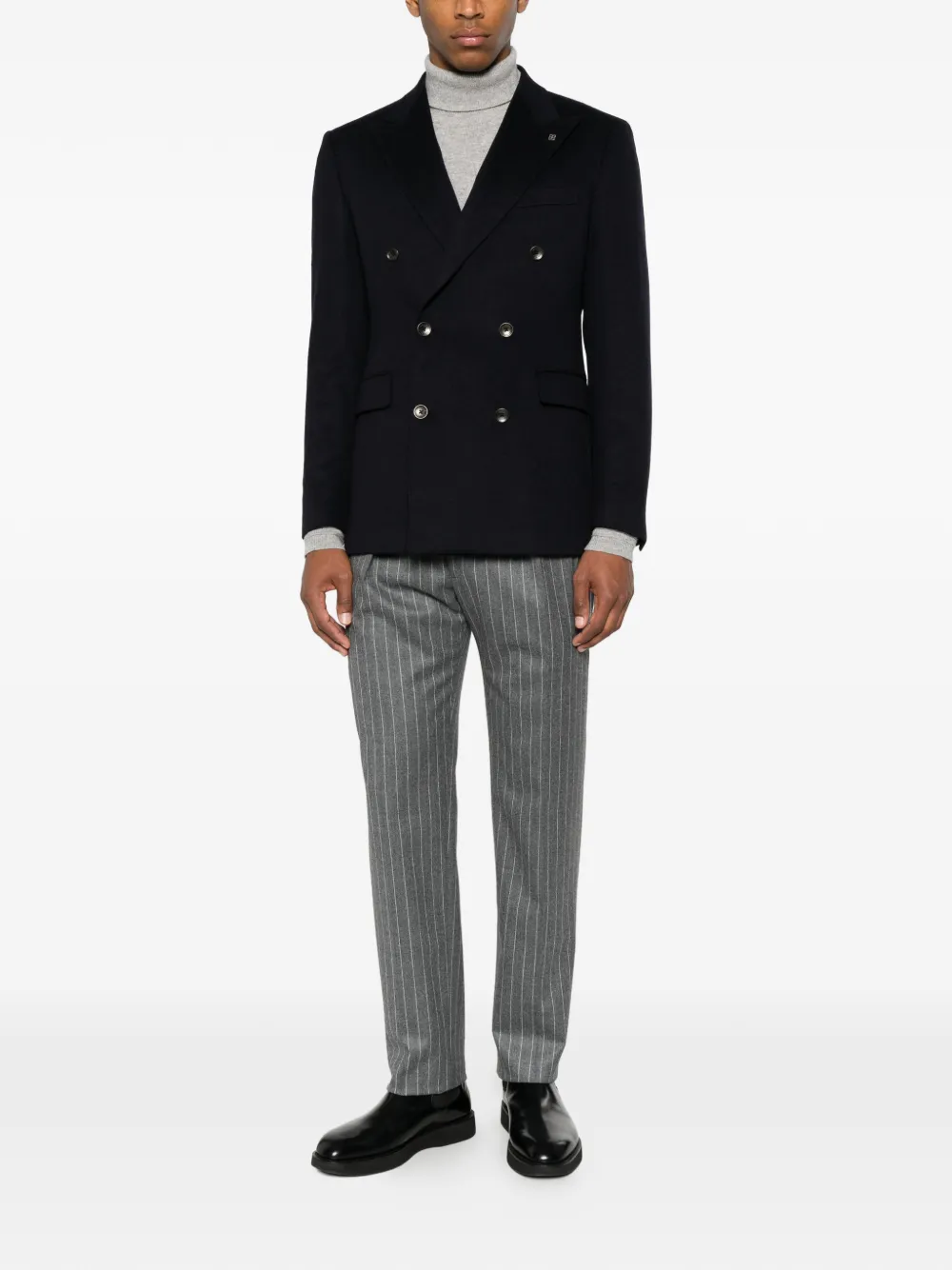 Tagliatore Blazer met dubbele rij knopen Blauw