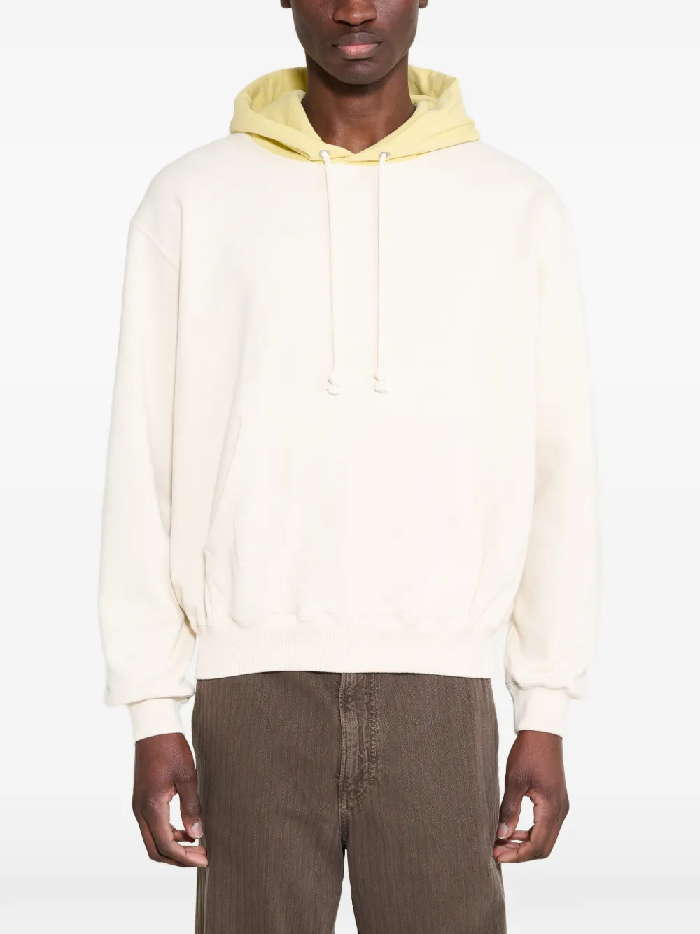 drawstring-hood pouch-pocket hoodie