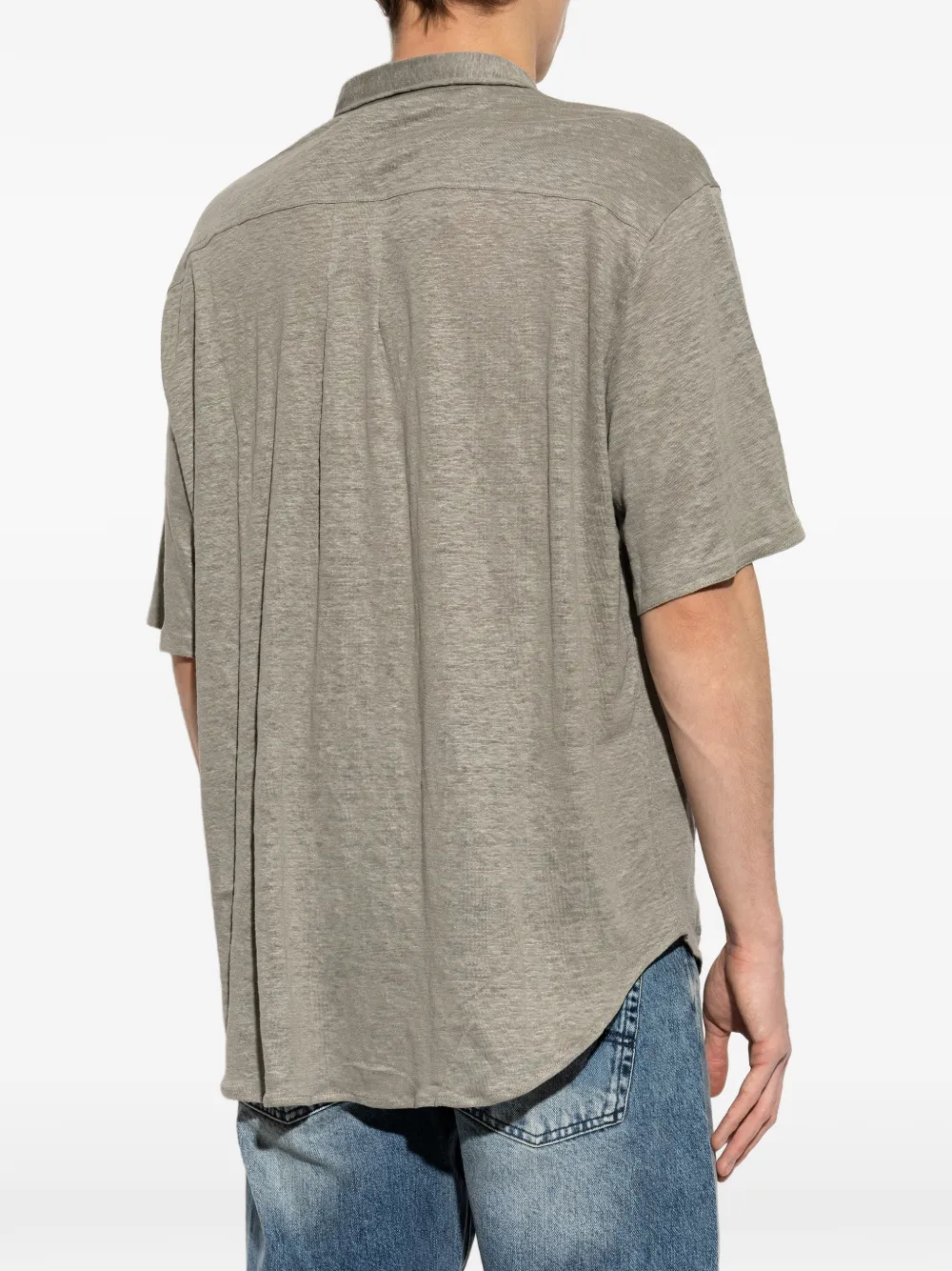 Giorgio Armani Button-down overhemd Grijs