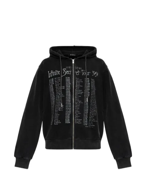 MISBHV graphic-print zip-up hoodie