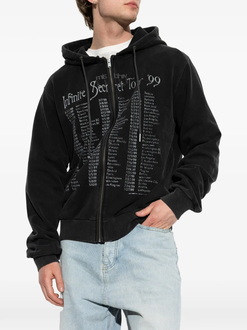 MISBHV Hoodie met print Zwart