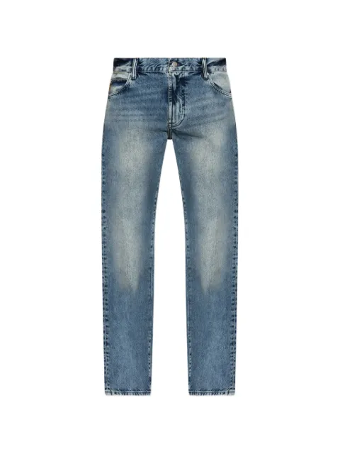 Emporio Armani jeans rectos con efecto desgastado