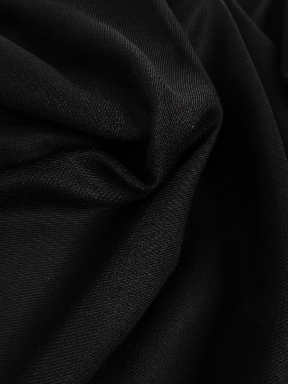 Ferragamo Sjaal met geborduurd logo en franje Zwart