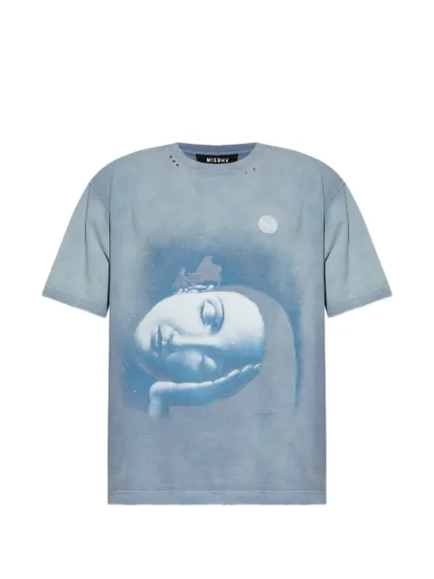 MISBHV graphic-print distressed T-shirt