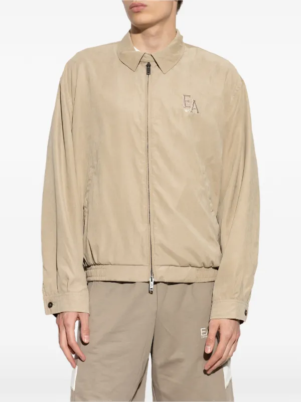 【未使用】定価¥51,700 エンポリオアルマーニ ジップアップジャケット Emporio Armani ジップアップ ジャケット | ニュートラル | FARFETCH JP