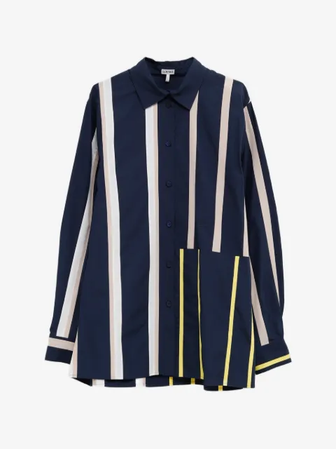 LOEWE camisa con rayas estampadas