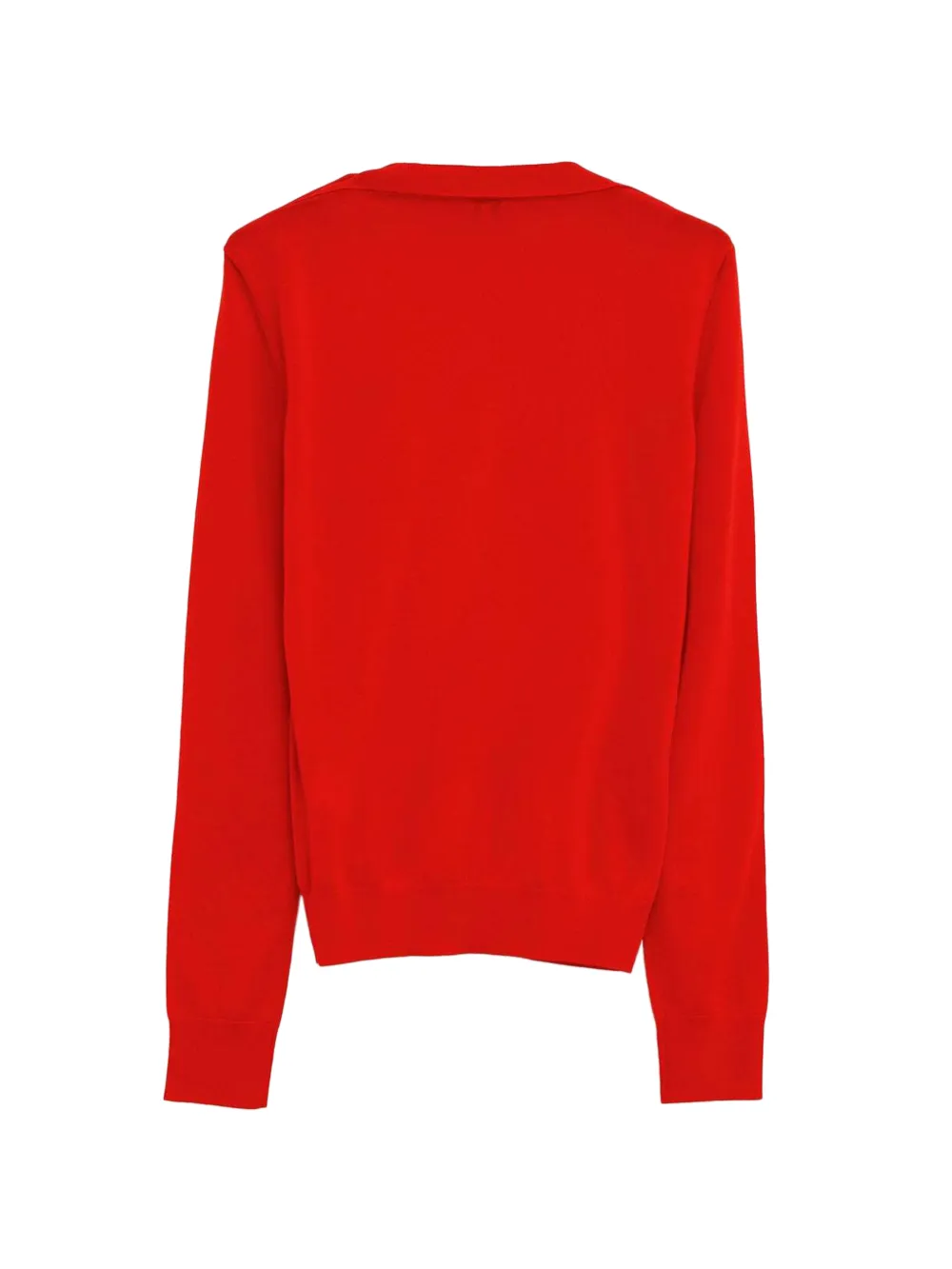 LOEWE Trui met geborduurd Anagram en boothals Rood