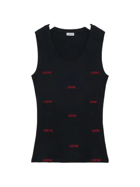 LOEWE tank top in stretch cotton