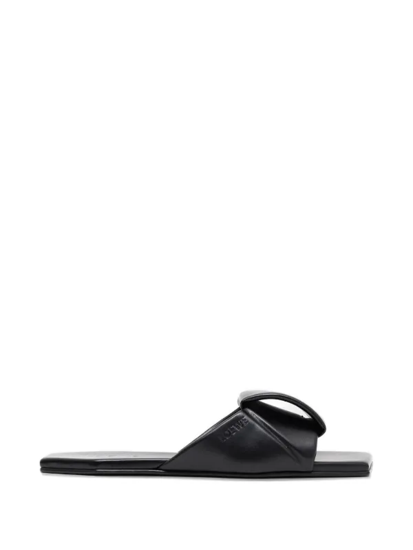 Loewe Origami Slide in Lambskin in Black