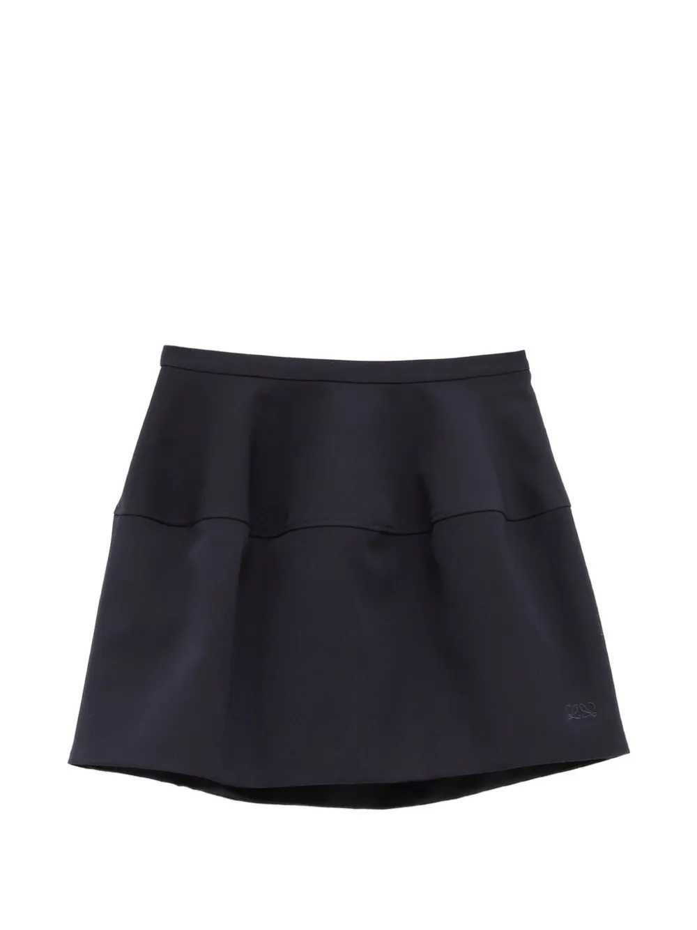 LOEWE Balloon Anagram-embroidered flared mini skirt
