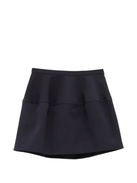 LOEWE Balloon Anagram-embroidered flared mini skirt