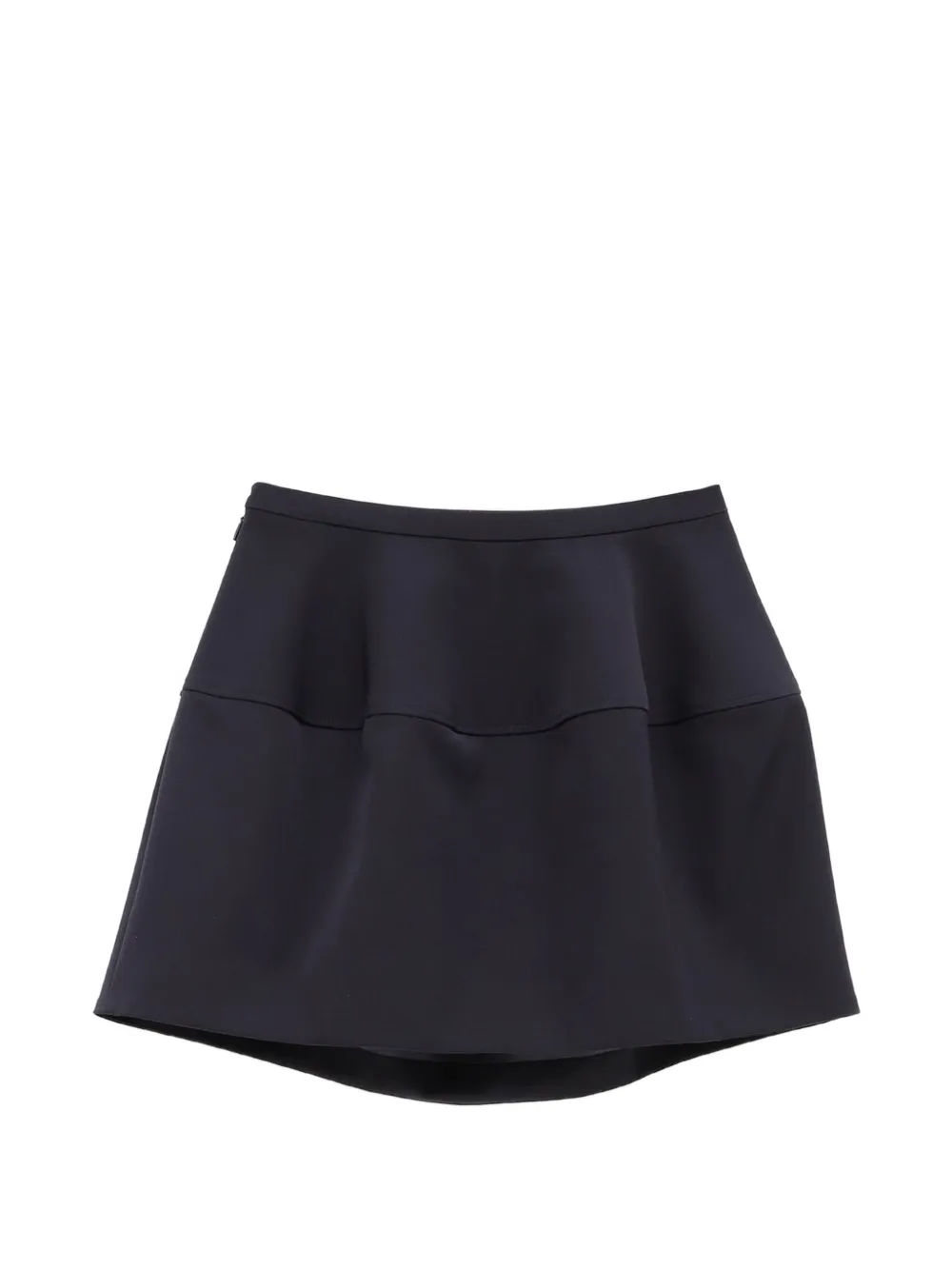 LOEWE Balloon Anagram-embroidered flared mini skirt Zwart