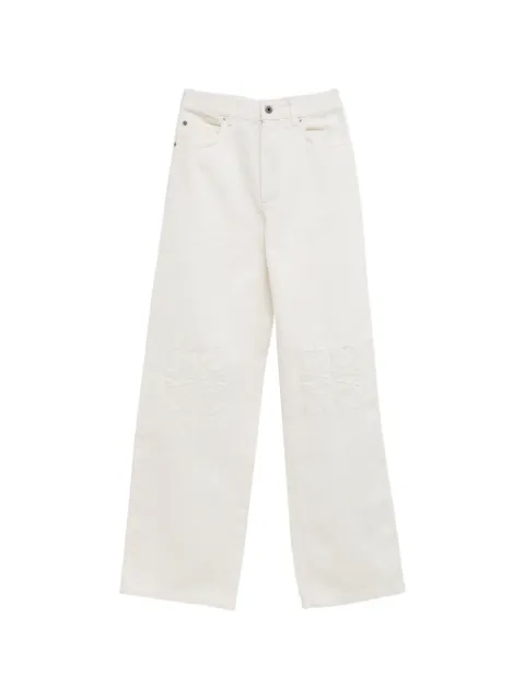 LOEWE Anagram-embroidered baggy jeans