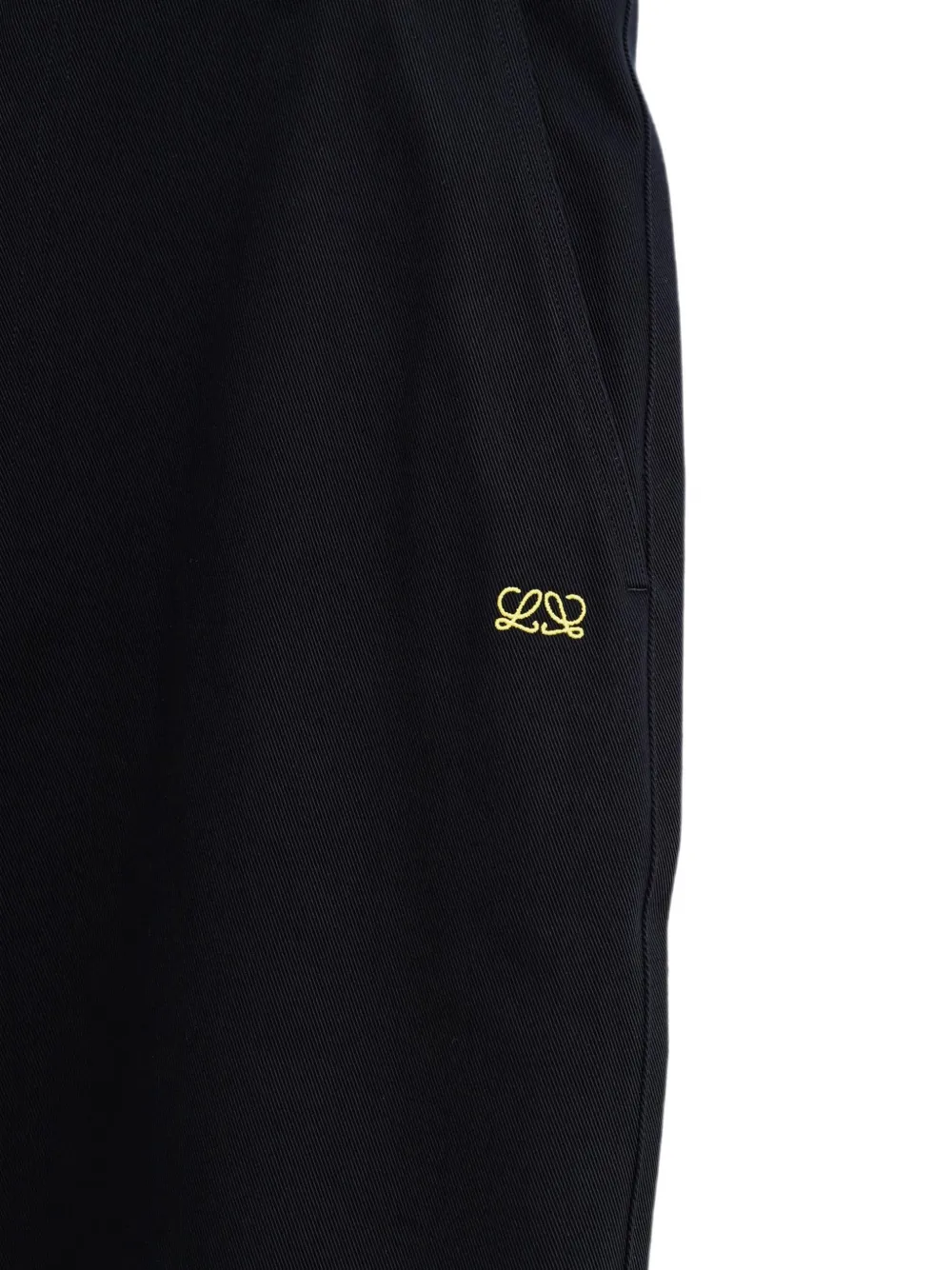 LOEWE Broek met anagram-borduurwerk Blauw