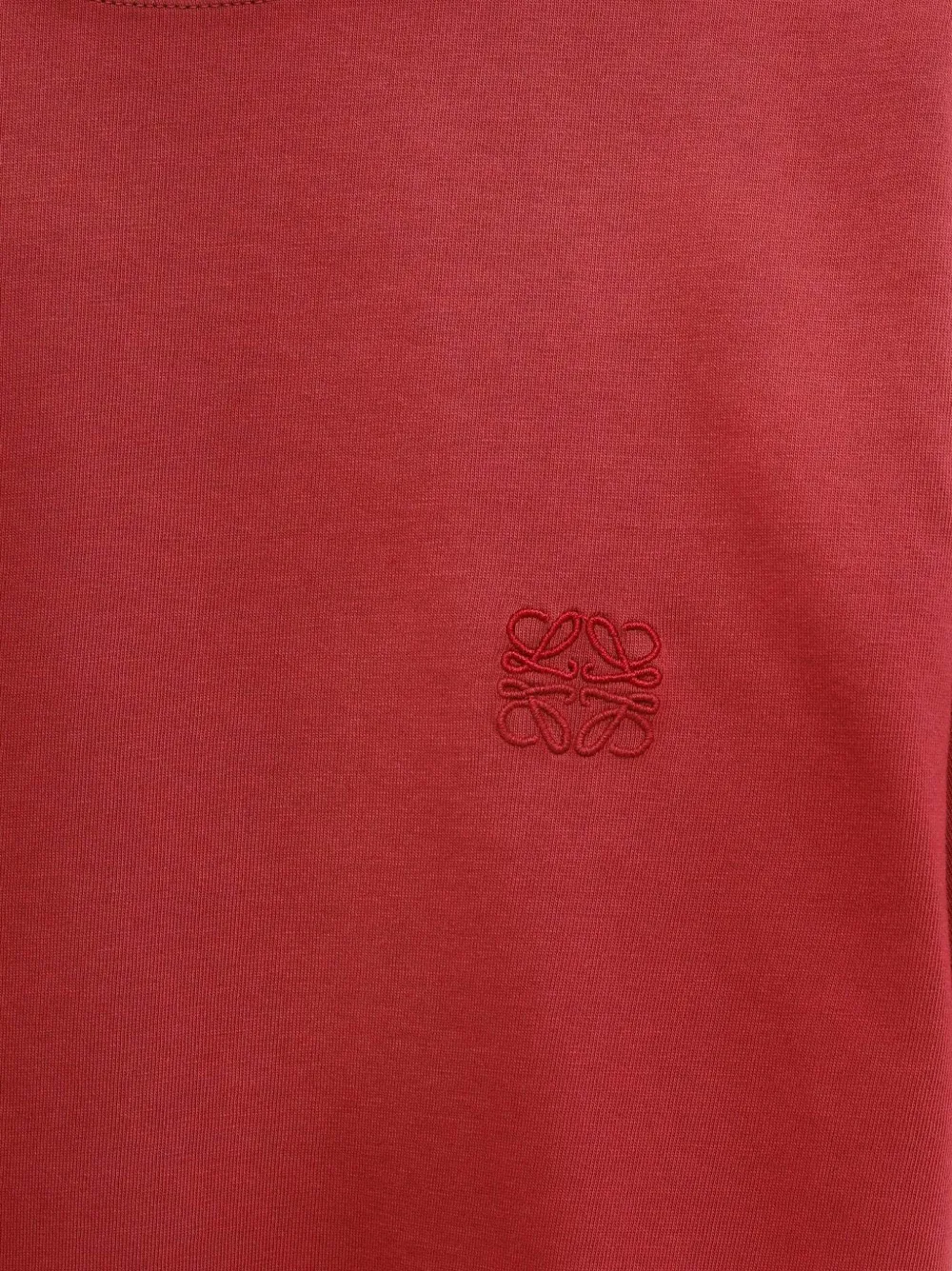 LOEWE T-shirt met borduurwerk Rood