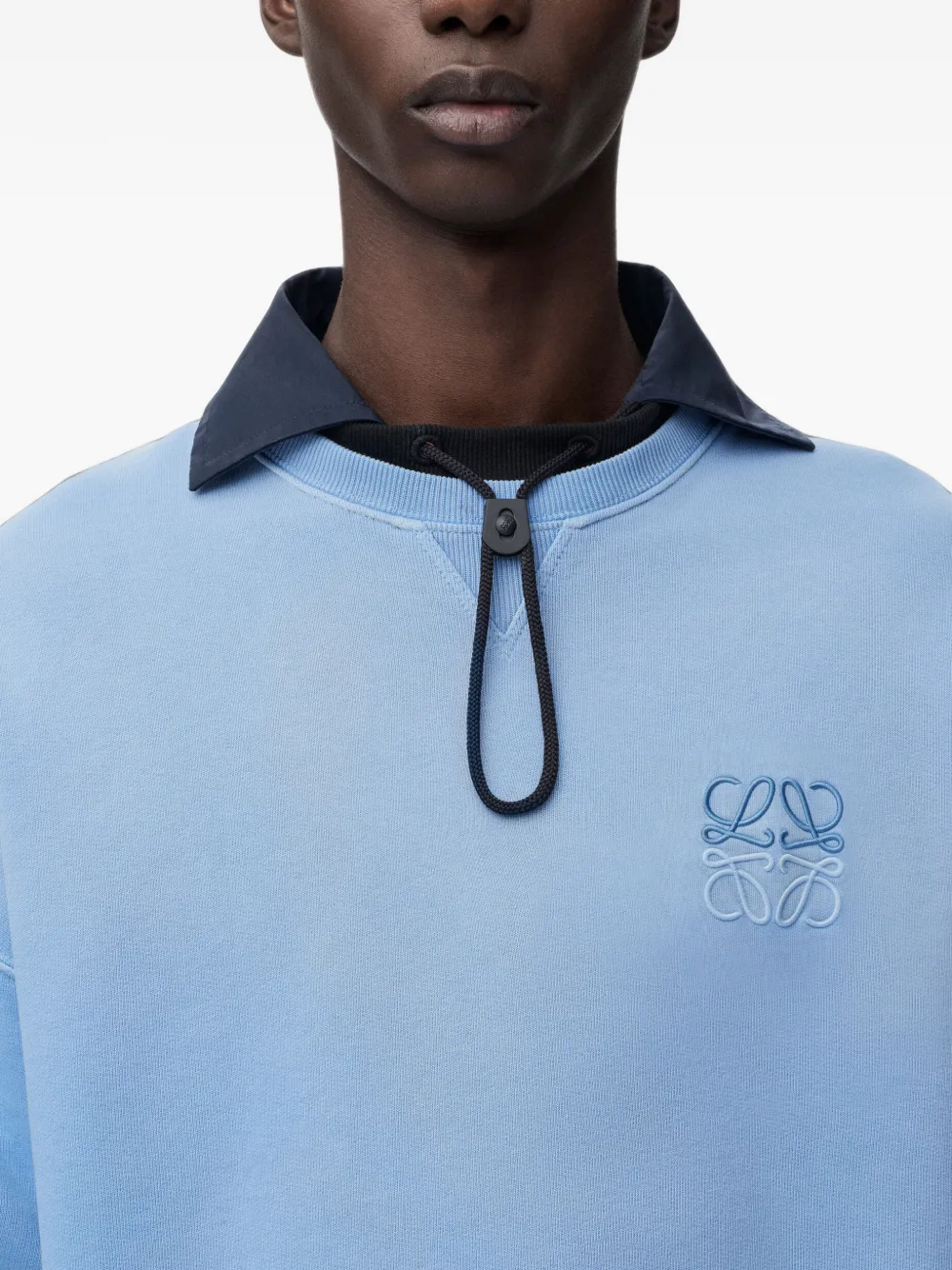 LOEWE Sweater met borduurwerk Blauw
