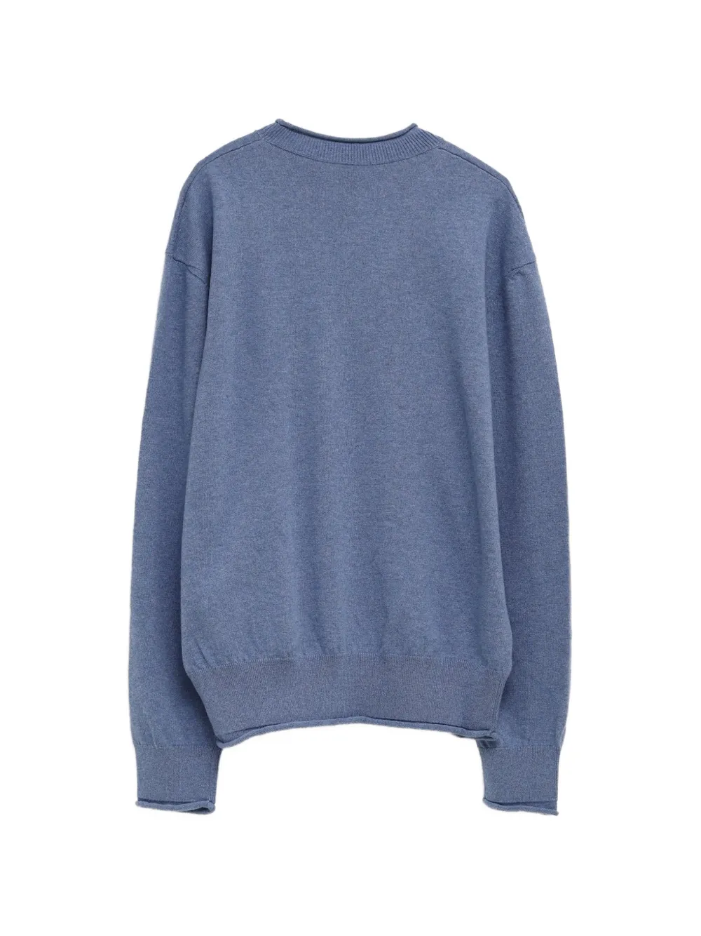 LOEWE Trui met geborduurd Anagram en gerolde afwerking Blauw