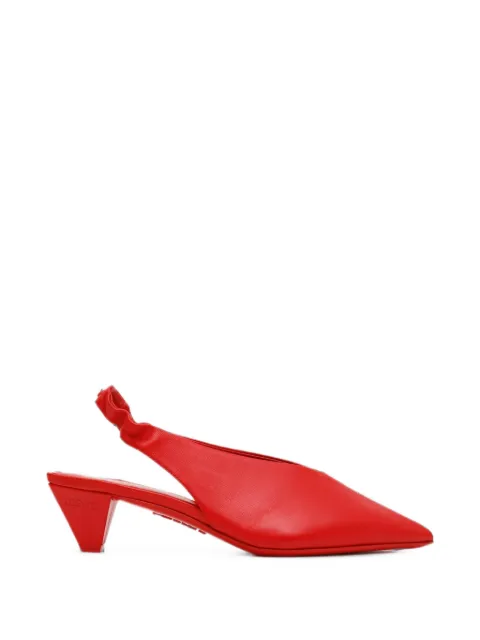 LOEWE pointed-toe slingback pumps