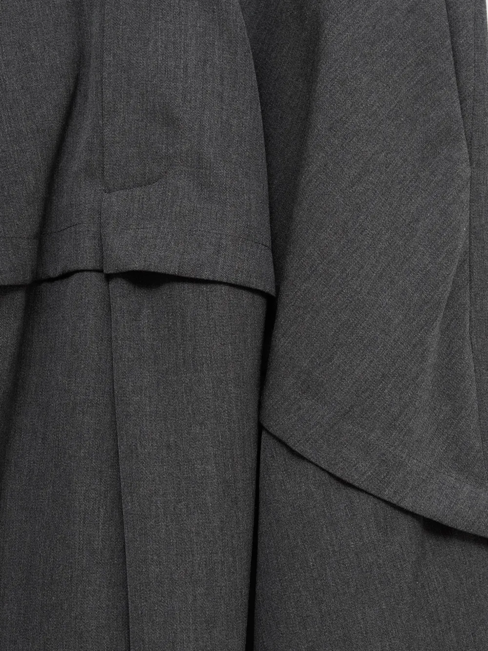 LOEWE Wollen broek met vlakken Grijs