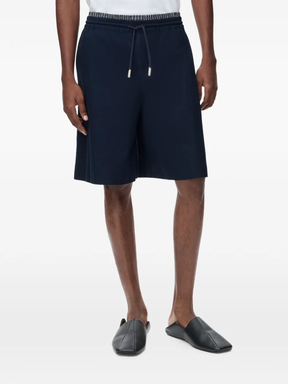 LOEWE embroidered-logo shorts