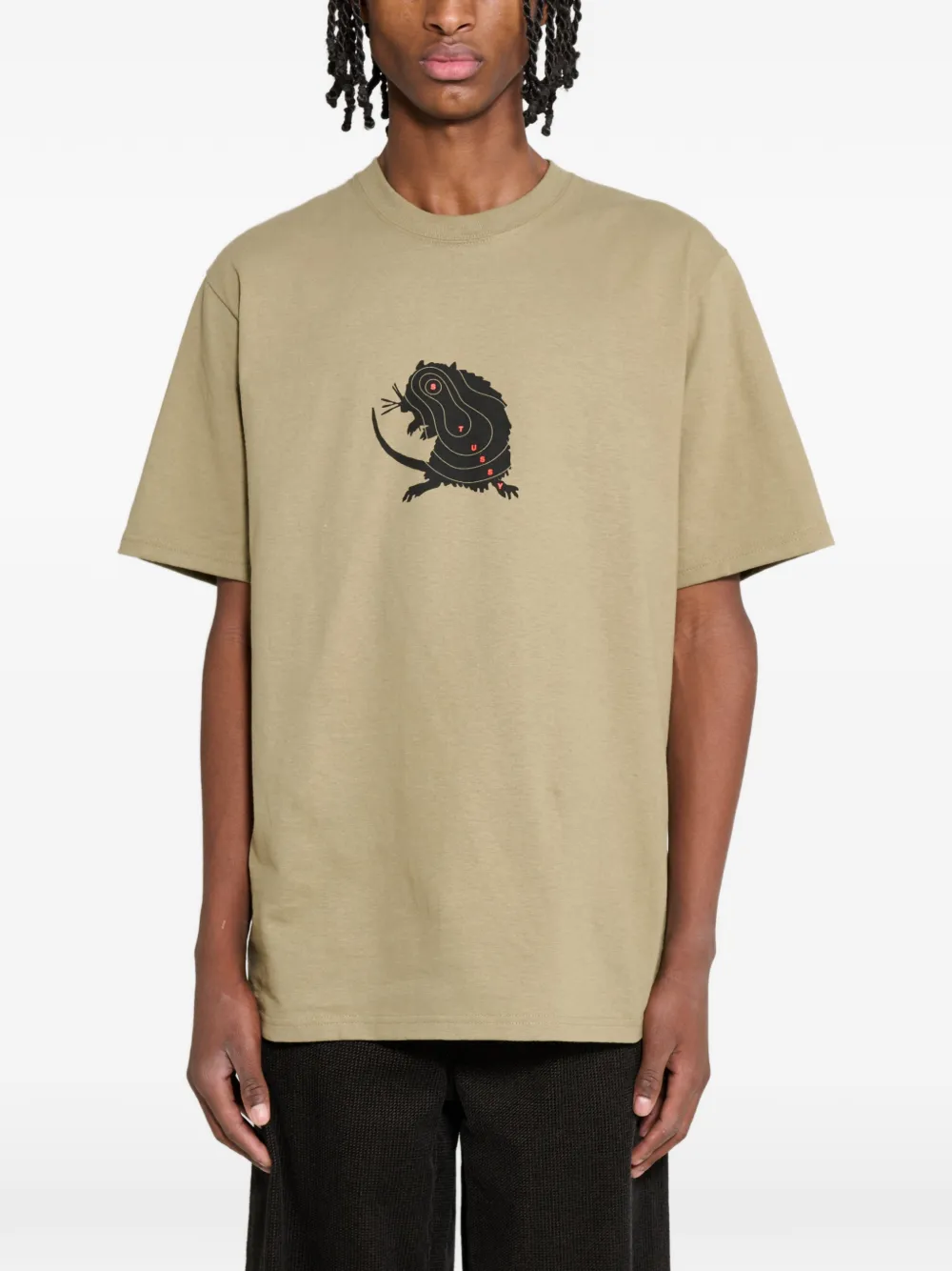 Stüssy graphic-print T-shirt - Verde