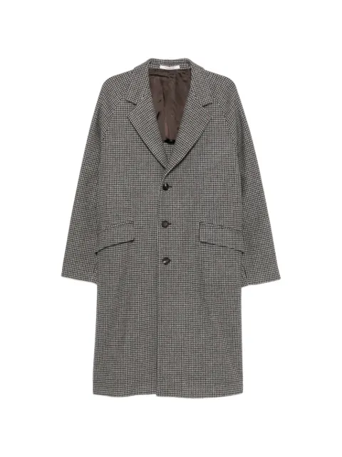 Tagliatore Sanford houndstooth-pattern single-breasted coat