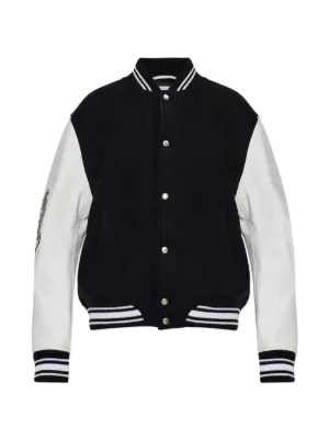 Off-White Wo Bling Stars Varsity Jacket | Black | FARFETCH