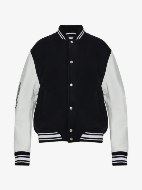 Off-White Jacke mit Logo-Stickerei