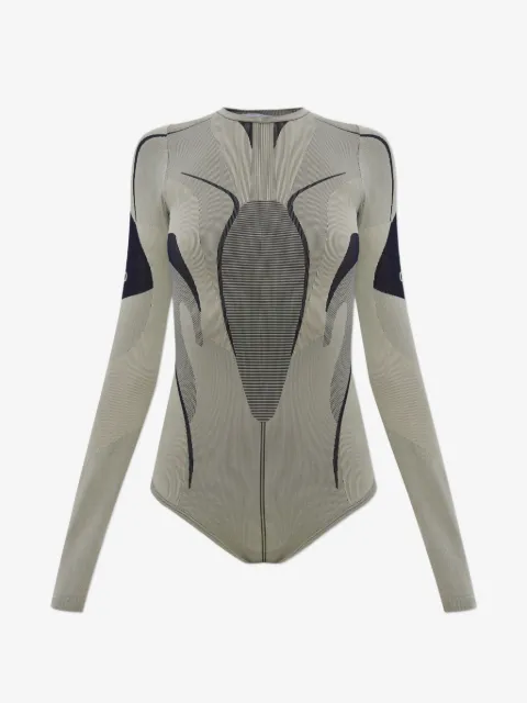 Off-White graphic-print long-sleeve bodysuit