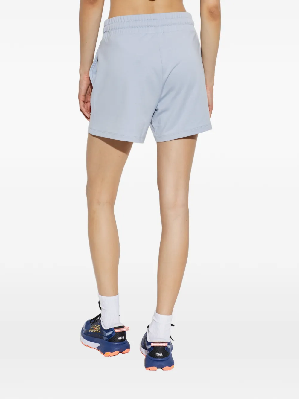 Ea7 Emporio Armani Evolution shorts met trekkoord Blauw
